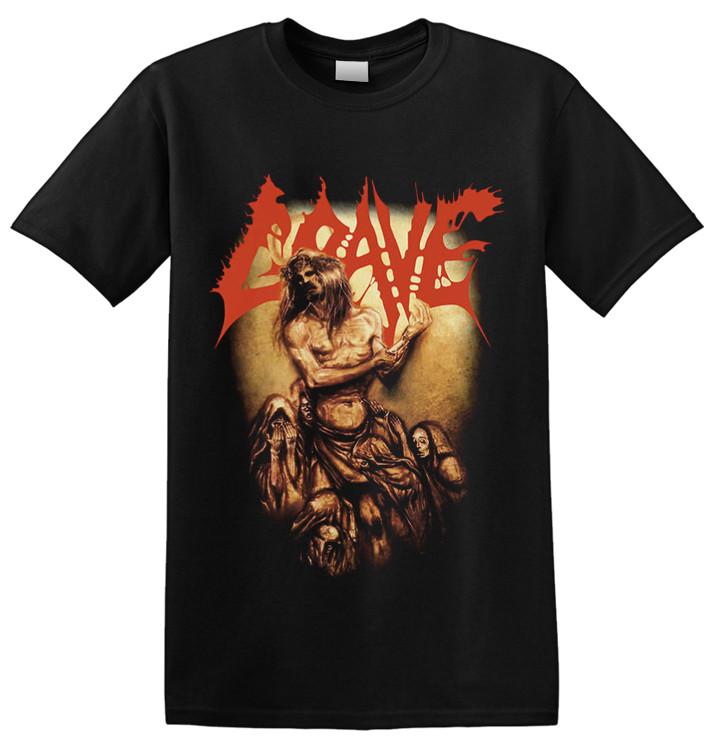 GRAVE - And Here I Die Satisfied T-Shirt L