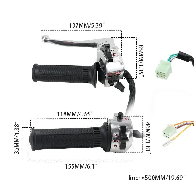 LINGQI RACING Twist Throttle Hand Throttle Grips Function Handlebar Switches for Mini Trail Monkey Z50 Z50A Dirt Pit Bike Parts