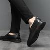 Men's Shoes Winter Velvet New Dad Shoes Men's Business Casual Leather Shoes