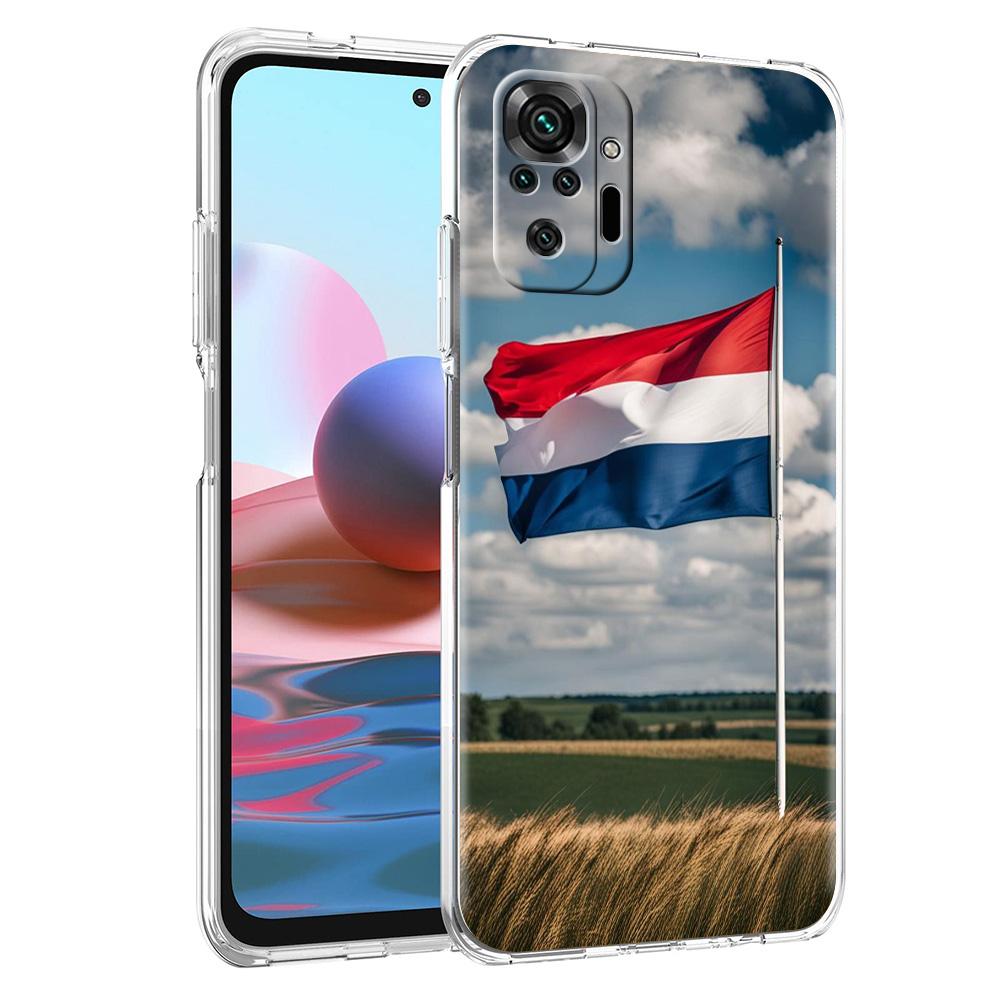 Phone Case For Xiaomi Redmi Note 15 14 5G 13 12 10 11 Pro Plus 4G 14C 13C 12C Soft TPU Cover Dutch Flag