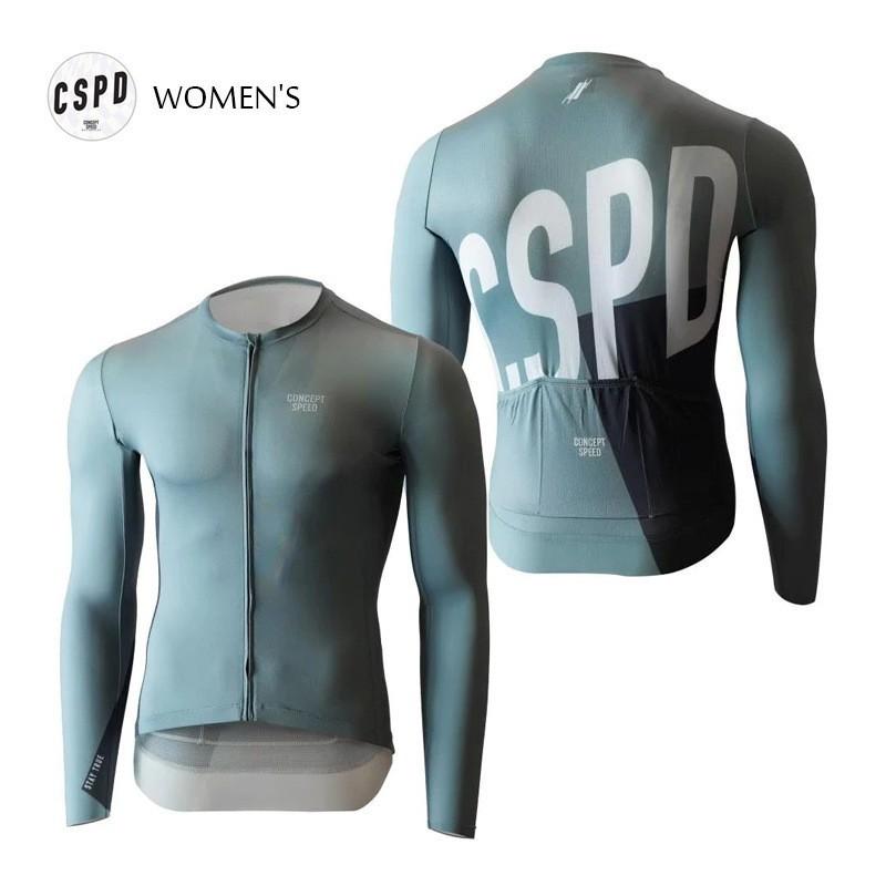 

CSPD Men Women s Long-sleeved Breathable Sunscreen Light Slim Competitive Bicycle Mountain Bike Road Riding Suit XS