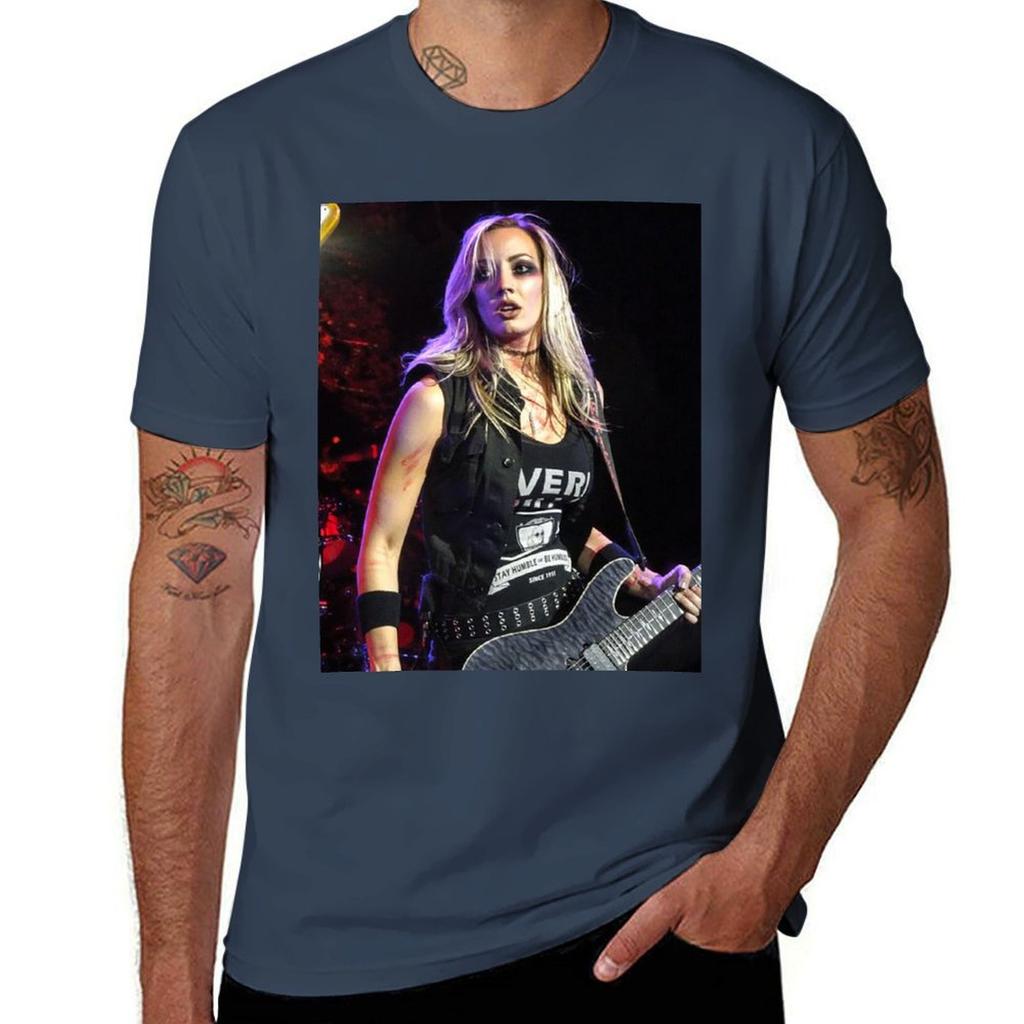 Nita Strauss Poster Art Tshirt Worker Basic Short Sleeve Tee