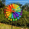 Stiluri Multiple Lasere Colorate Film Strălucitor Moară de Vânt Strat Dublu PVC Vânturică Rotativă Schimbătoare de Culoare Strălucitoare