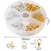 450pcs/Box Lobster Clasp Open Jump Rings End Crimps Beads Box Sets Jewelry Making Kits Handmade Bracelet Necklace Findings