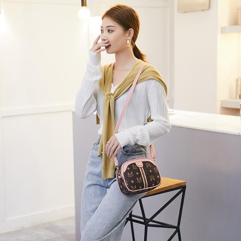 Stylish Retro Printed One-shoulder Crossbody Small Bag, a Fresh and Elegant Versatile Women's Bag