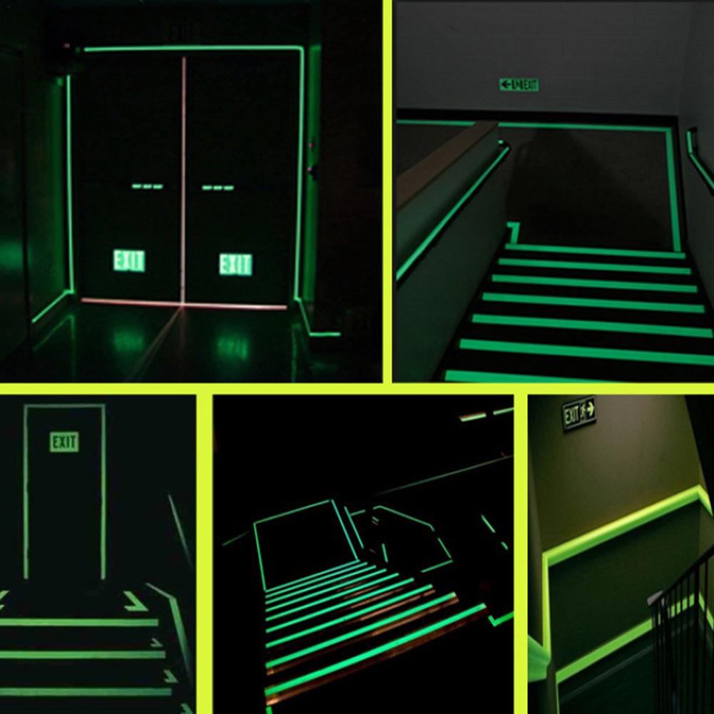 Luminous Band Baseboard WallPaper Stickers Living Room Bedroom Eco-Friendly Home Decor Decal Glow In The Dark DIY Strip Stickers