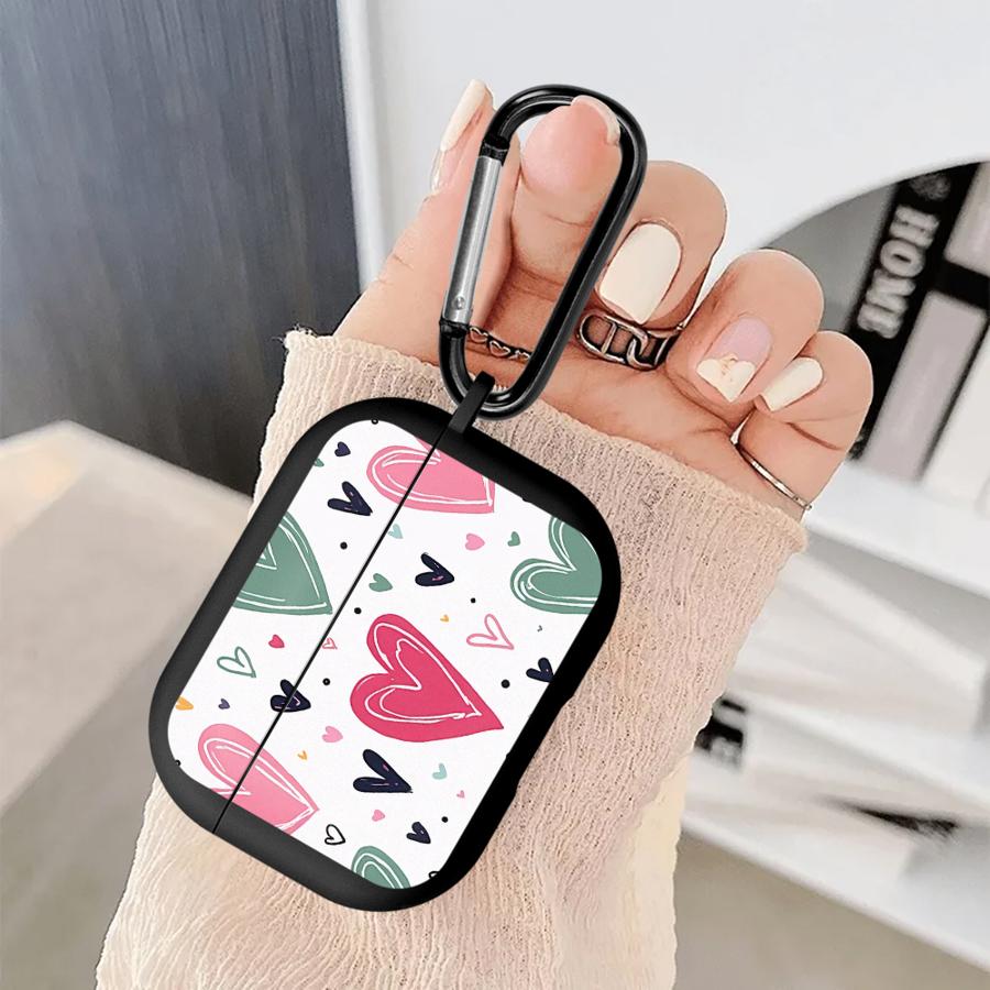 Love Heart Leopard Pink Cover Case For Airpods 1 Pro Pro2 Pro3 4 3 2 Earphone Cases