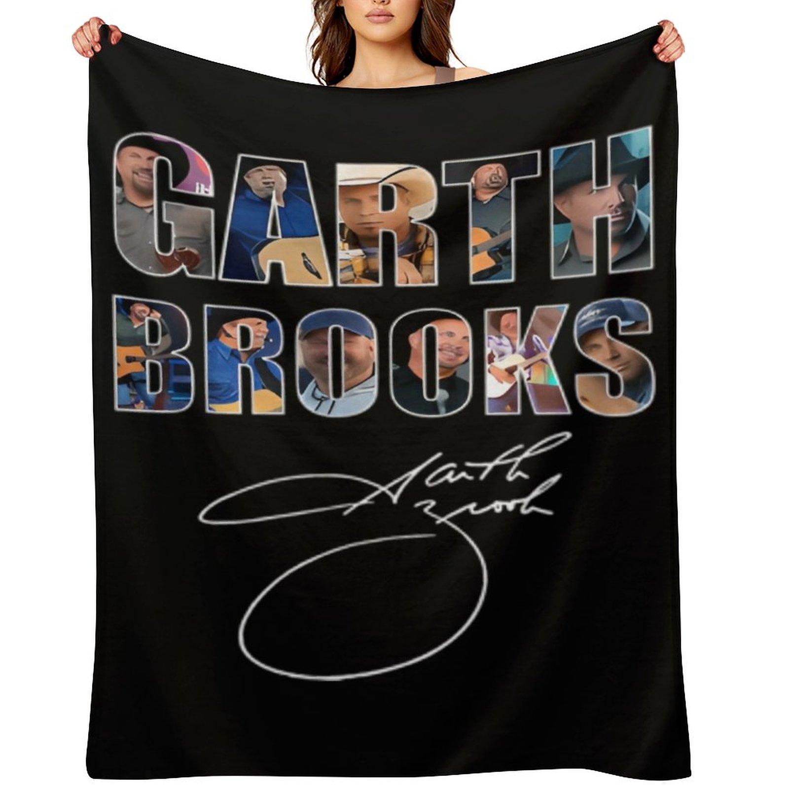 Garth Brooks Throw Blanket Summer funny gift Blankets For Baby christmas decoration Blankets 30x40in