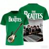 T-shirt band rock Estiva T-shirt da uomo e da donna T-shirt stampata The Beatles T-shirt girocollo hip hop T-shirt sportiva traspirante