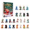 2025 Christmas Dragon Advent Calendar 24-Day Countdown Box with Baby Dragon Ornaments Multifunctional Decoration for Festive Tree Decor