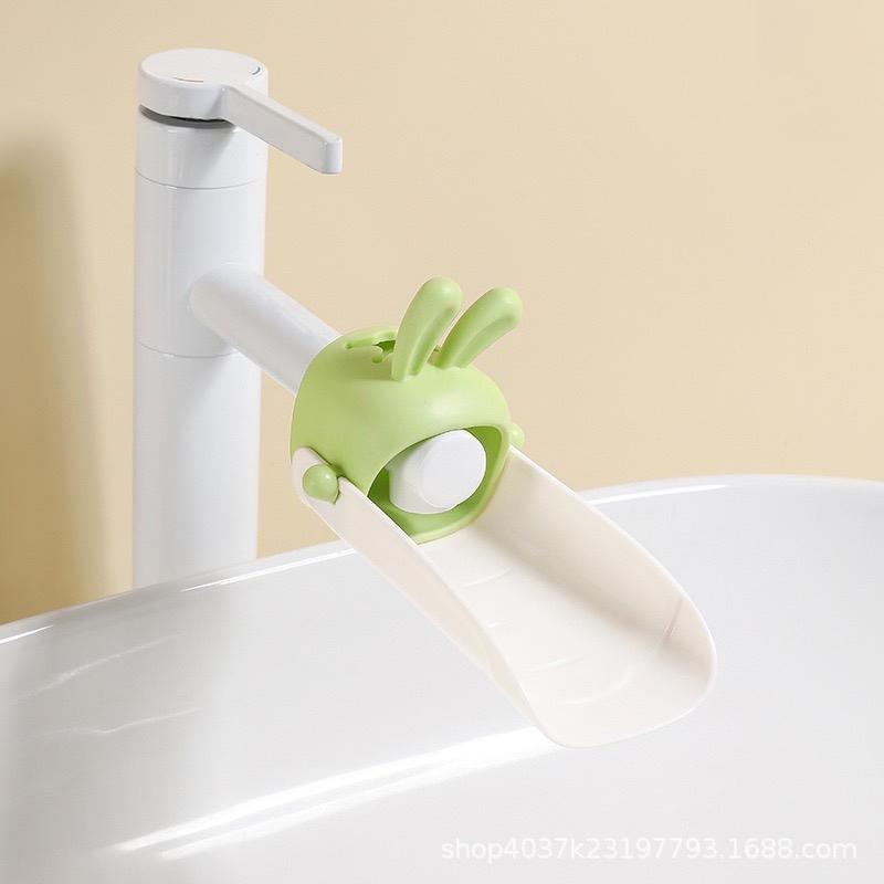 Children Bathroom Rabbit Tap Faucet Extender Water-saving Cartoon Kids Baby Wash-hand Faucet Extension Bathroom Accessories