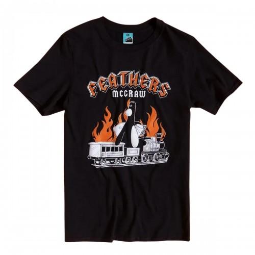 Wallace and Gromit Unisex Adult Feathers McGraw Rock T-Shirt