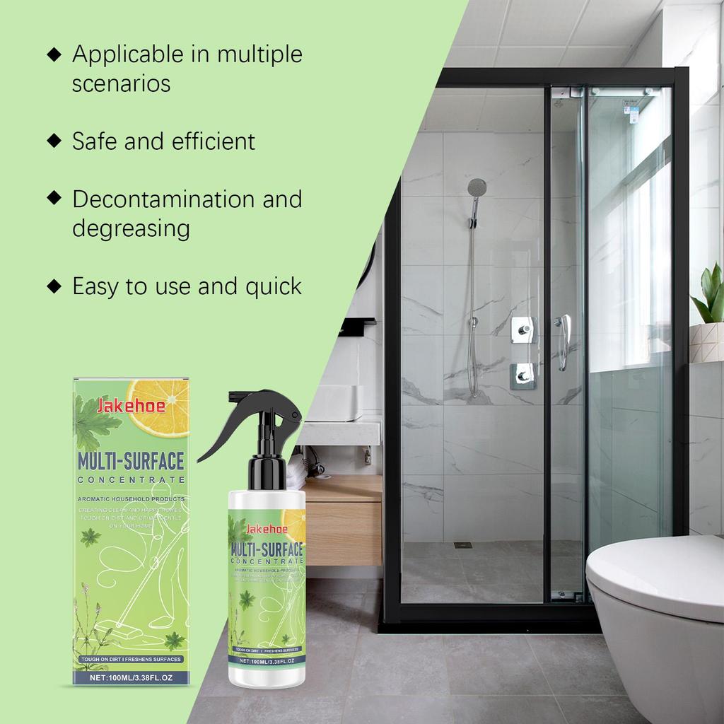 100ml  Multi-Surface Cleaner Stovetop Limescale Tile Bathroom Multi-Cleaner Protects Surfaces Clean and Shiny
