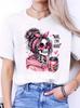 S Portrait Skeleton Graphic Print Tshirt Funny Short SleeveClothing Top Harajuku Vintage Casual Shirt Women Aesthetic Tee