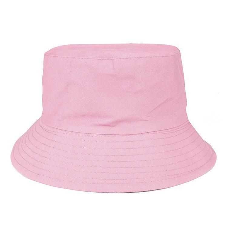 Custom Embroidered Cotton Bucket Hat: Double-Sided, Unisex Sun Protection for Mountaineering.