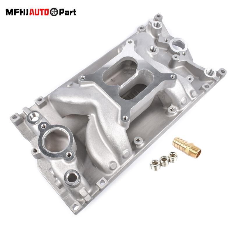 Dual Plane Vortec Air Gap Intake Manifold For Small Block Chevy SBC 350 1996-up 2028, 22028, PC22028, 52028