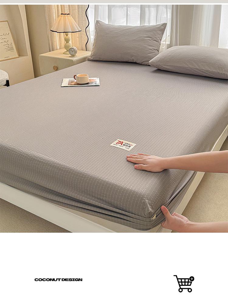 A-Grade Solid Color Bedspread and Dustproof Fitted Sheet for Simmons Taiwan Bedding