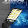 Solar Motion Sensor Lights Solar Powered LED Security Lights COB LED 3 Lighting Modes for Garden Fence Patio Garage