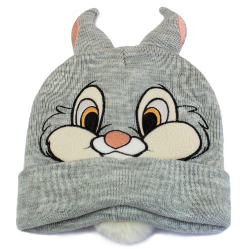 Bambi Unisex Adult Thumper Face Pom Pom Beanie