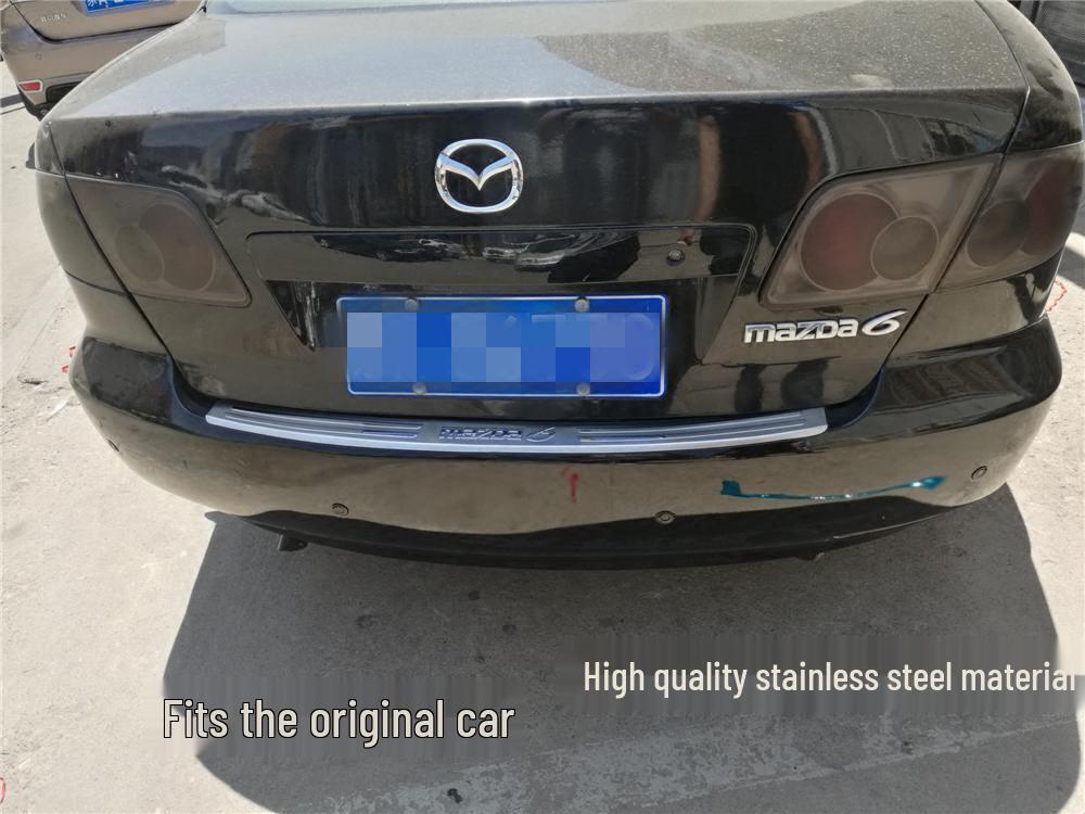 Otaiheidi Zadní ochranná lišta pro 2003-2015 Mazda 6 Ochranná lišta prahu zavazadlového prostoru
