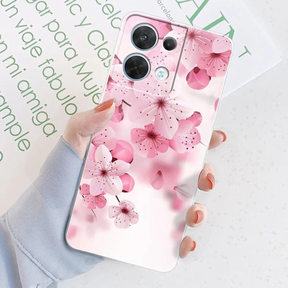 Für OPPO Reno 8 Pro 5G Hülle 8 Pro + Farbverlauf Transparente Hülle Für OPPO Reno 8 Pro + Plus Reno8 Cover Silikon Rückseite Stoßfänger