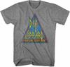 Def Leppard Dreieck Logo Pour Some Sugar On Me Herren T-Shirt Band Merch