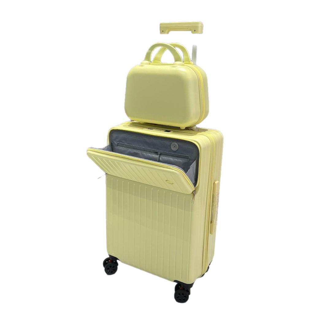 Stylish, Durable Large Capacity Trolley Case with Front Opening & TAS Lock