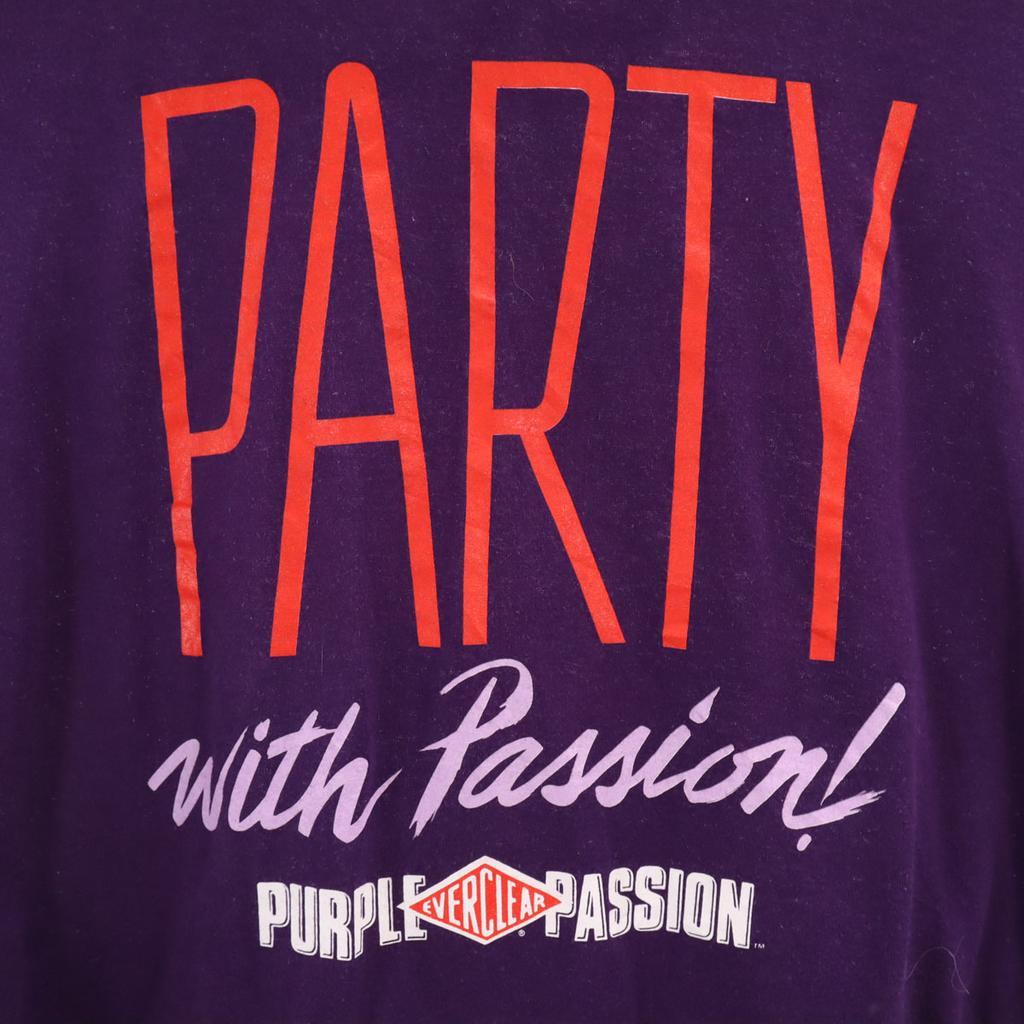 SCREEN STARS 90s Old Short sleeve T-shirt Purple Single stitch back print Men's Used