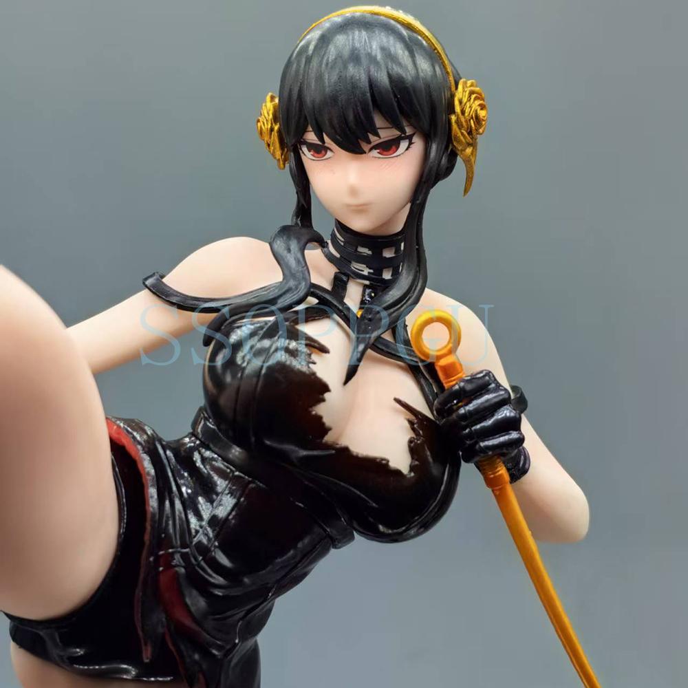 LATEST 37cm Spy X Family Figure Yor Anime Girls PVC Action Figure Toy Anya GK Activity Statue Adult Collection Model Doll Present
