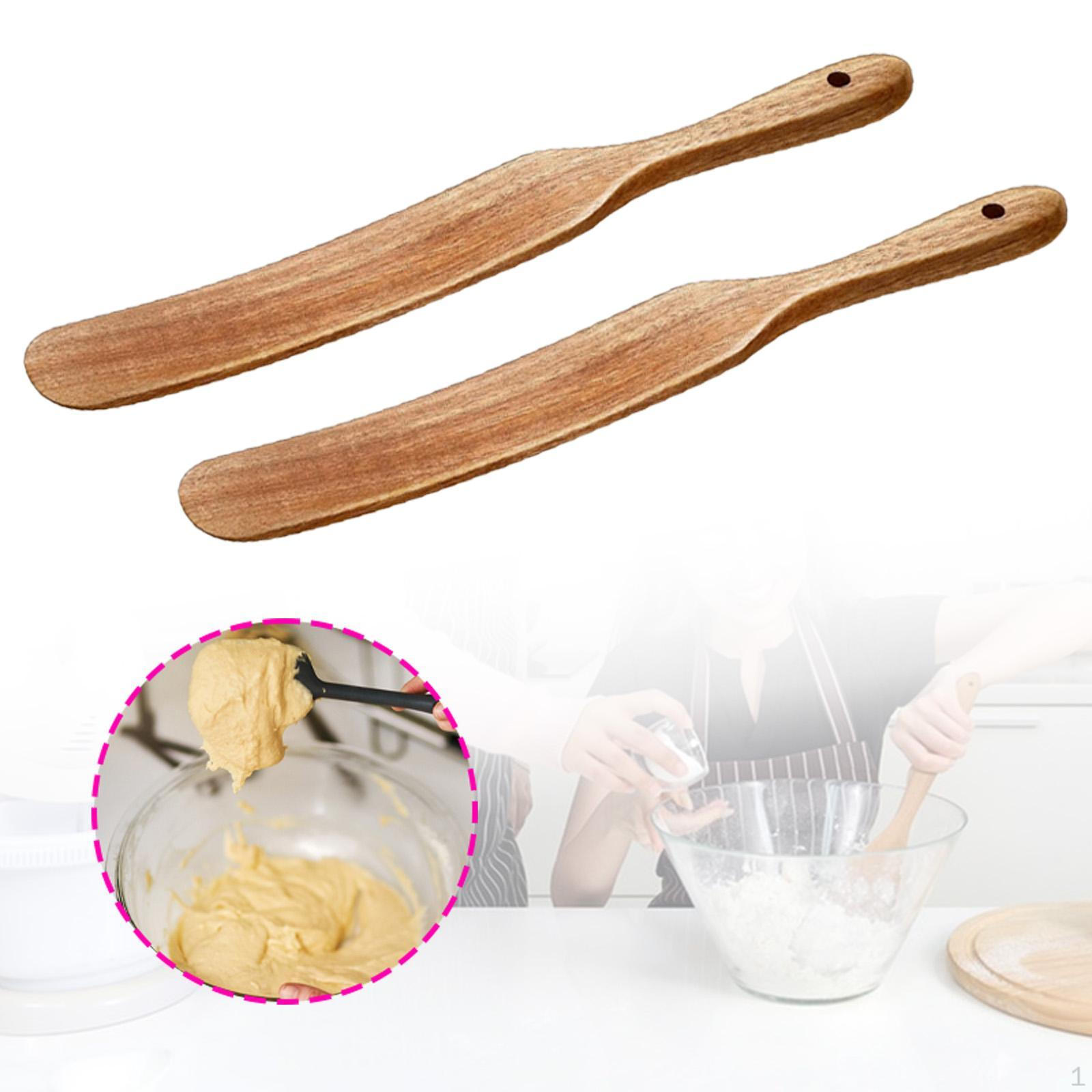 

Лопатка плоская для перемешивания теста, стейков, многофункциональный венчик, деревянная лопатка для взбивания, смешивания, жарки, переворачивания B