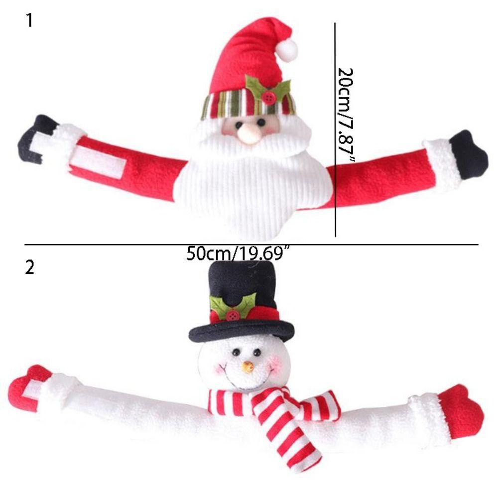 Cartoon Santa Claus Curtain Tieback Decorative Snowman Curtain Holder  Decorative Accessories