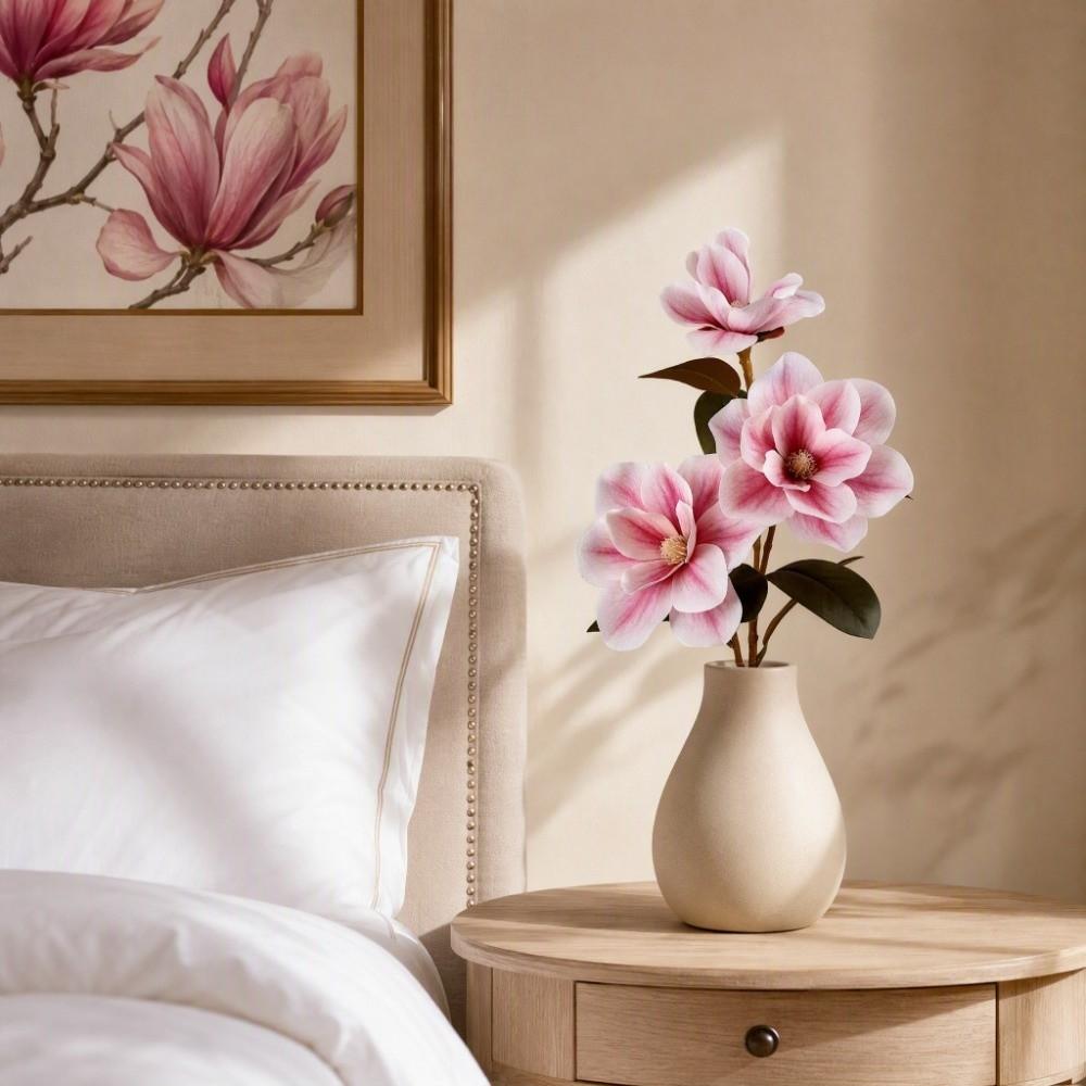 Real Touch Fake Orchid Flowers Artificial Magnolia Faux Flowers Wedding Decor