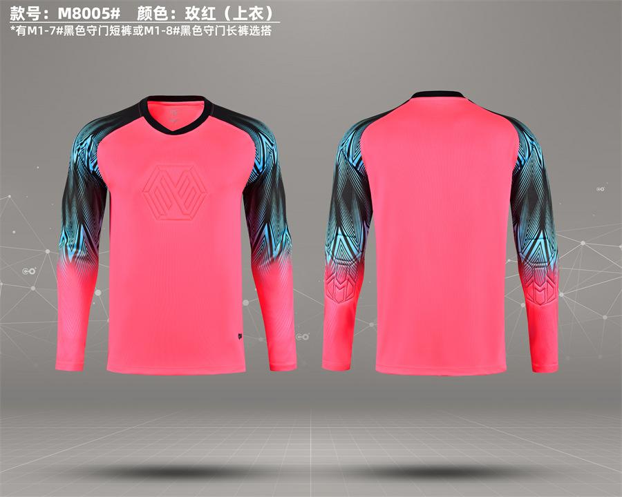 Goalkeeper suit set Thickened sponge protective goalkeeper training suit Children s adult long-sleeved shorts Football gantry suit XXS