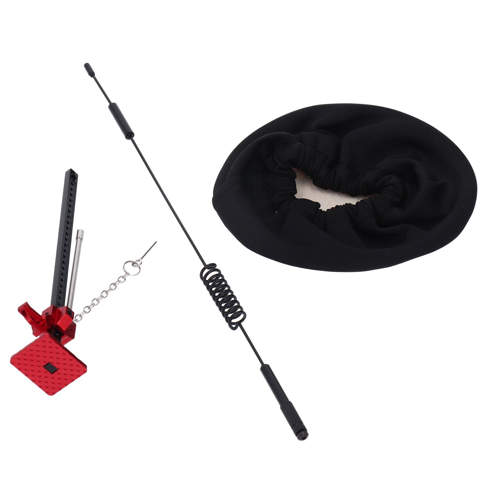 

110 Металева Декоративна Антена Шкіряний Чохол Запасного Колеса Гусеничний Домкрат для RC Гусеничного