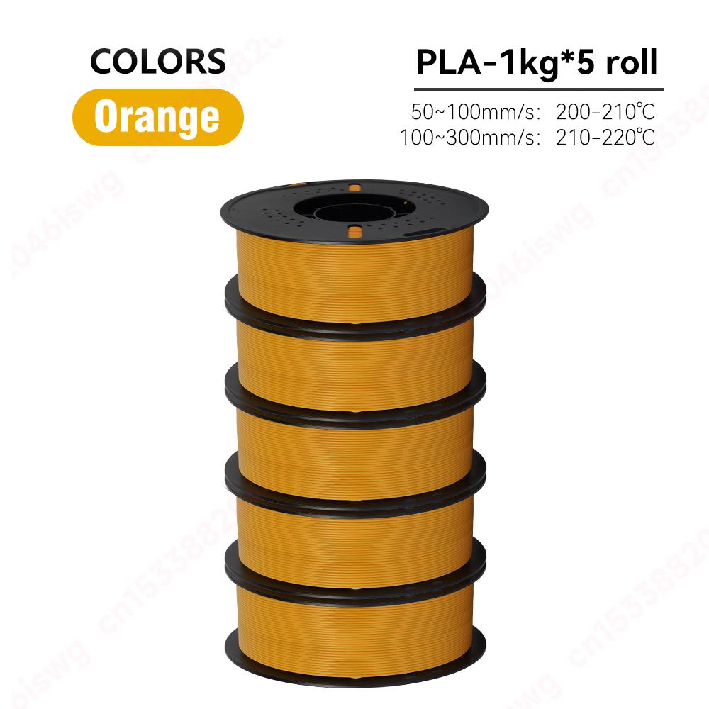KingRoon 5KG 10KG PLA PETG Filament 1.75mm 3D Printer Plastic No Bubble Spool 3D Printing Materials for 3D Printers