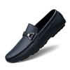 Fashion Brand Comfort Slip on Formal Business Loafers Men Casual Genuine Leather Shoes Men All-match Wedding Shoes Male Driving Flats