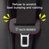 For Alfa Romeo 2Pcs Car Decorative Accessories seat belts Seat Safety Belt Buckle Cover For Alfa Romeo 156 159 147 4C 8C 166 Giu