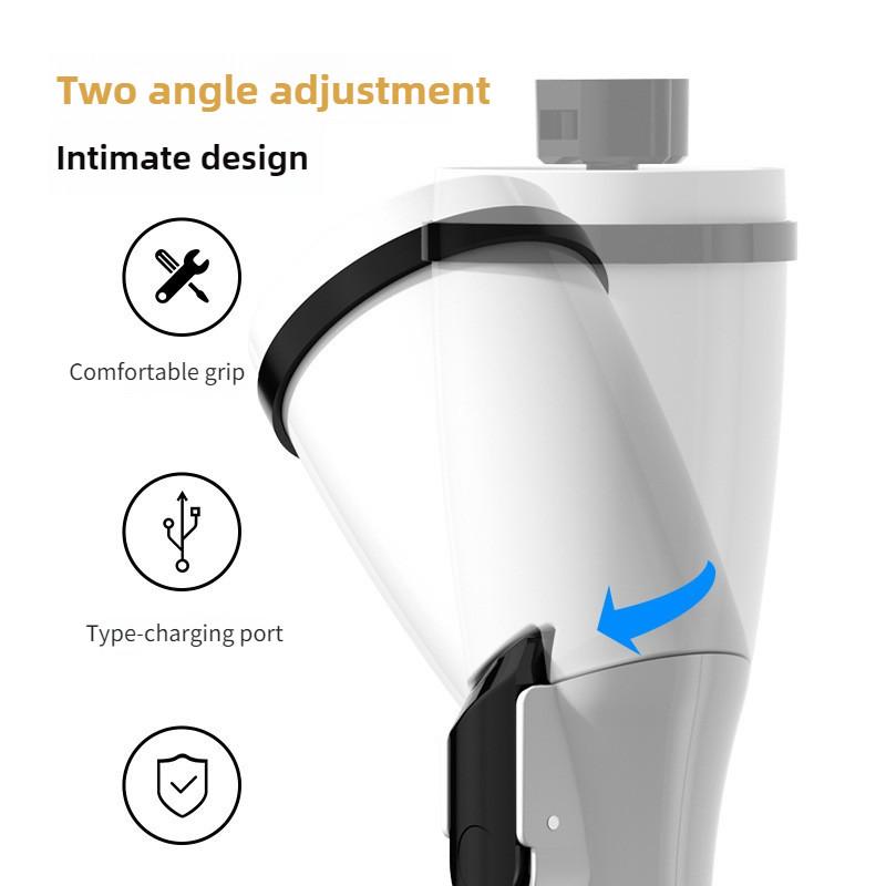 Household Multi Functional Electric Cleaning Brush LCD Display Foldable Powerful Cleaning Tool Kitchen Handheld Cleaning Gadget