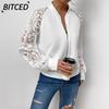 Women's Vintage Casual Solid Color Print Autumn Winter Long Sleeve Jackets & Coats