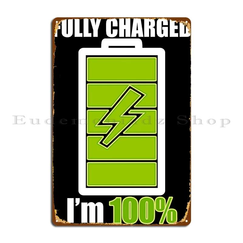 FullyChargedBattery Auraclover Metal Plaque Create Designing Wall Decor Wall Plaque Pub Tin Sign Poster