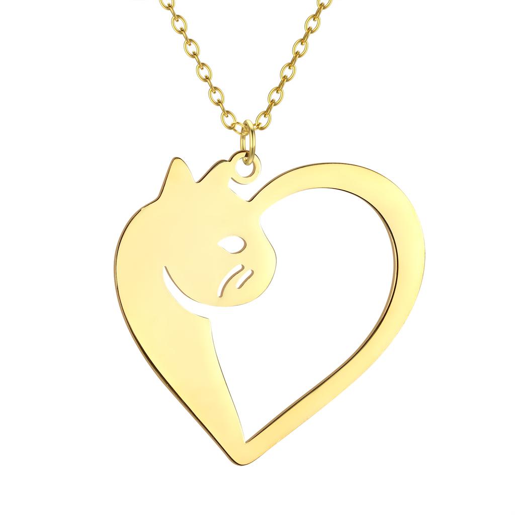 Kinitial Cactus Saturn Planet Infinity Lips Bird Landscape Sun Mountain Stainless Steel Pendant Necklace For Women Jewelry Gift