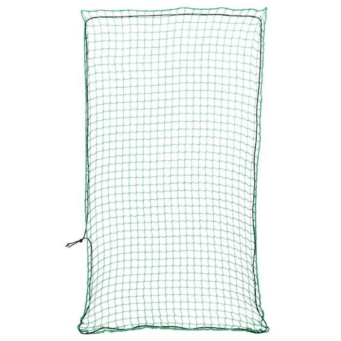 VidaXL Trailer Net with Elastic Cord Green 4.5x2.5 M PP, Cargo Net, Loading Net for Trailer, 4012241