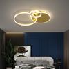 Modern LED Ceiling Chandelier Lighting for Living Bedroom Ring Pendant Lamp Postmodern Simple Lustre Foyer Chandeliers