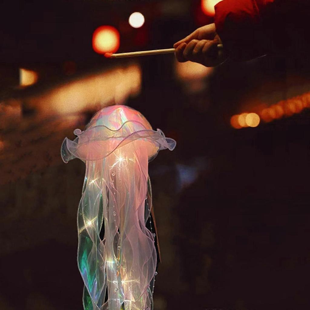 Jellyfish Lamp Decor - Hanging Jellyfish Lantern Decoration, Under The Sea Party Decoration, Mermaid Party Decoration