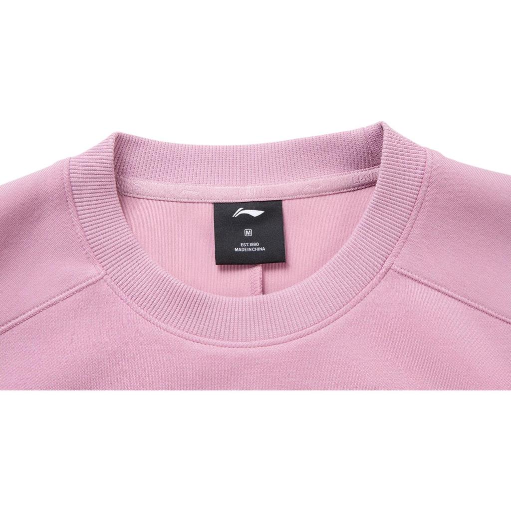 Li-Ning Fitness Series Round Neck Logo Sweatshirt Women sweatshirt AWDVC26-8