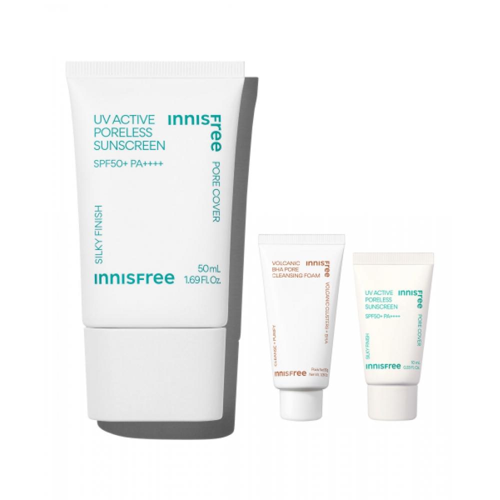 

InnisFree Uv Active Poreless Sunscreen Spf50+ Pa4+ 50ml + Free Gift FREE