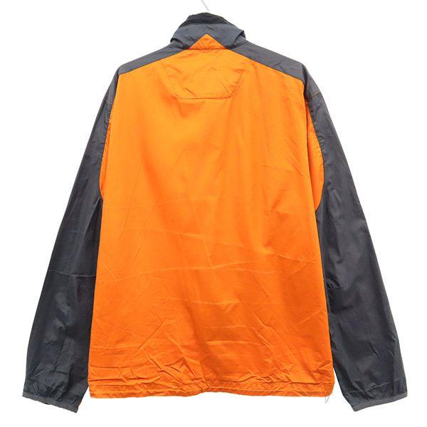 Columbia One-point Logo Print Outdoor Jacket M Orange X Navy Men's Used