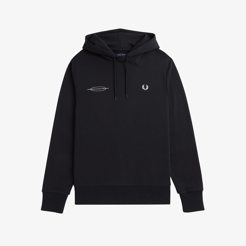 Fred Perry [Sport] Advantage Perry Hooded Sweatshirt (102) Afpm2438650-102
