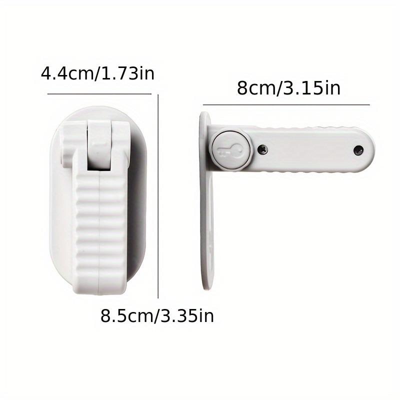 2pcs Door Handle Safety Lock,No Need for Drilling,Easy To Install,Suitable for Bedrooms,Cabinets,No Damage To Door Handles