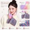 Knitted Fabric Faux Fur Scarf Cross Tie Winter Neck Scarf New Wrist Cuff  Daily Outfits
